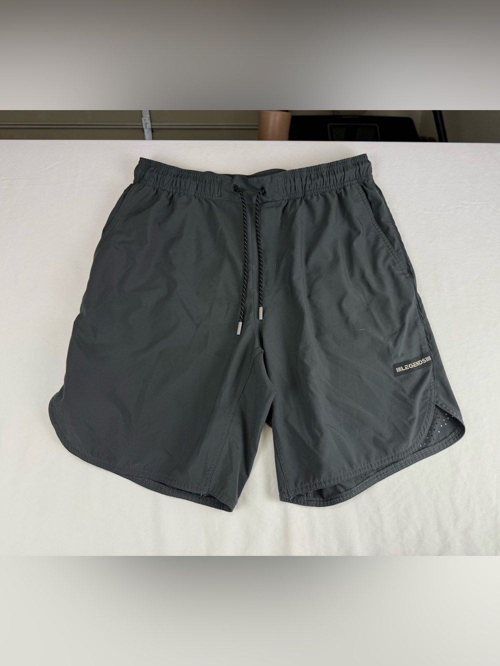 Legends Luka Men's Athletic Shorts - Dark Gray Performance